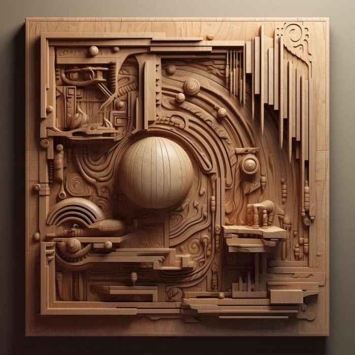 نموذج ثلاثي الأبعاد لآلة CNC 3D Art 